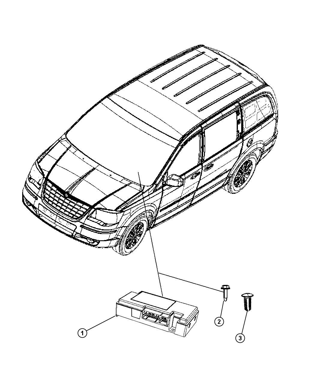 Diagram Telecommunication System. for your 2009 Chrysler Town & Country   