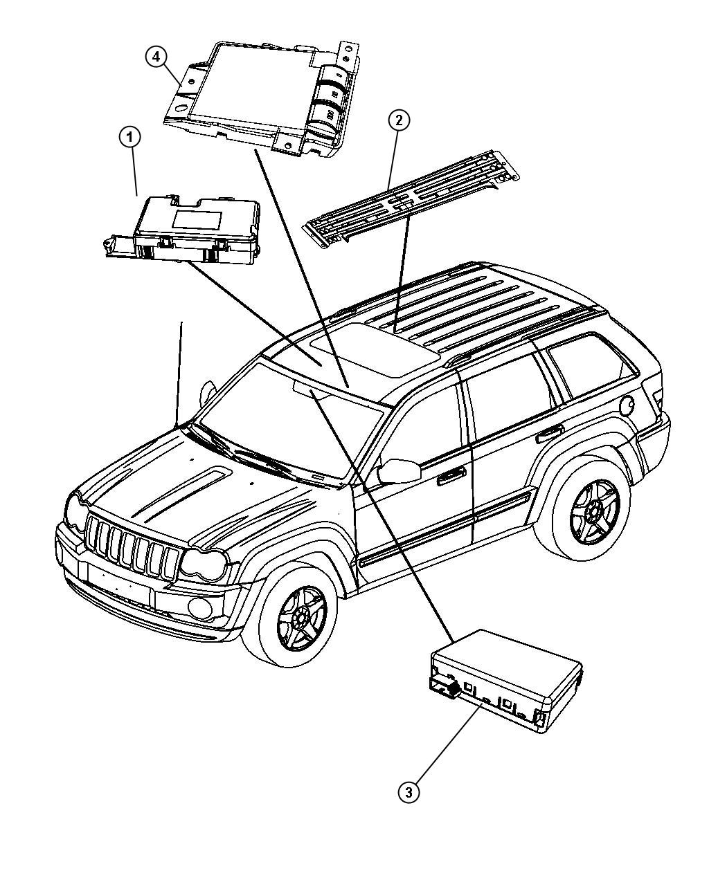 Diagram Modules Overhead. for your Chrysler 200  