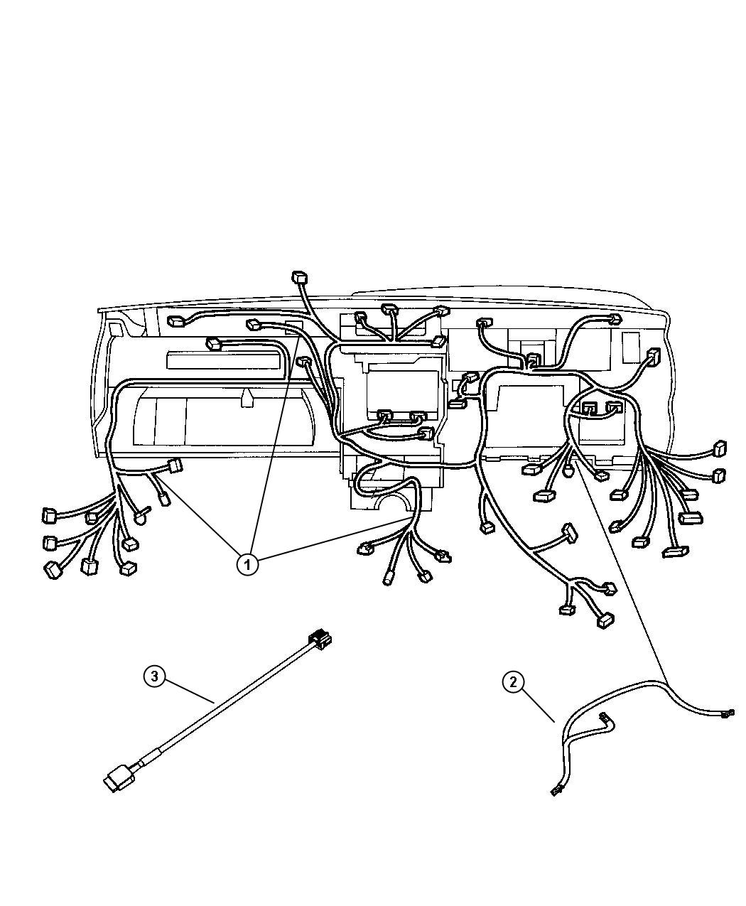 Wiring Instrument Panel. Diagram