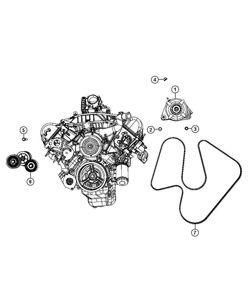 Diagram Generator/Alternator and Related Parts. for your Jeep Grand Cherokee  