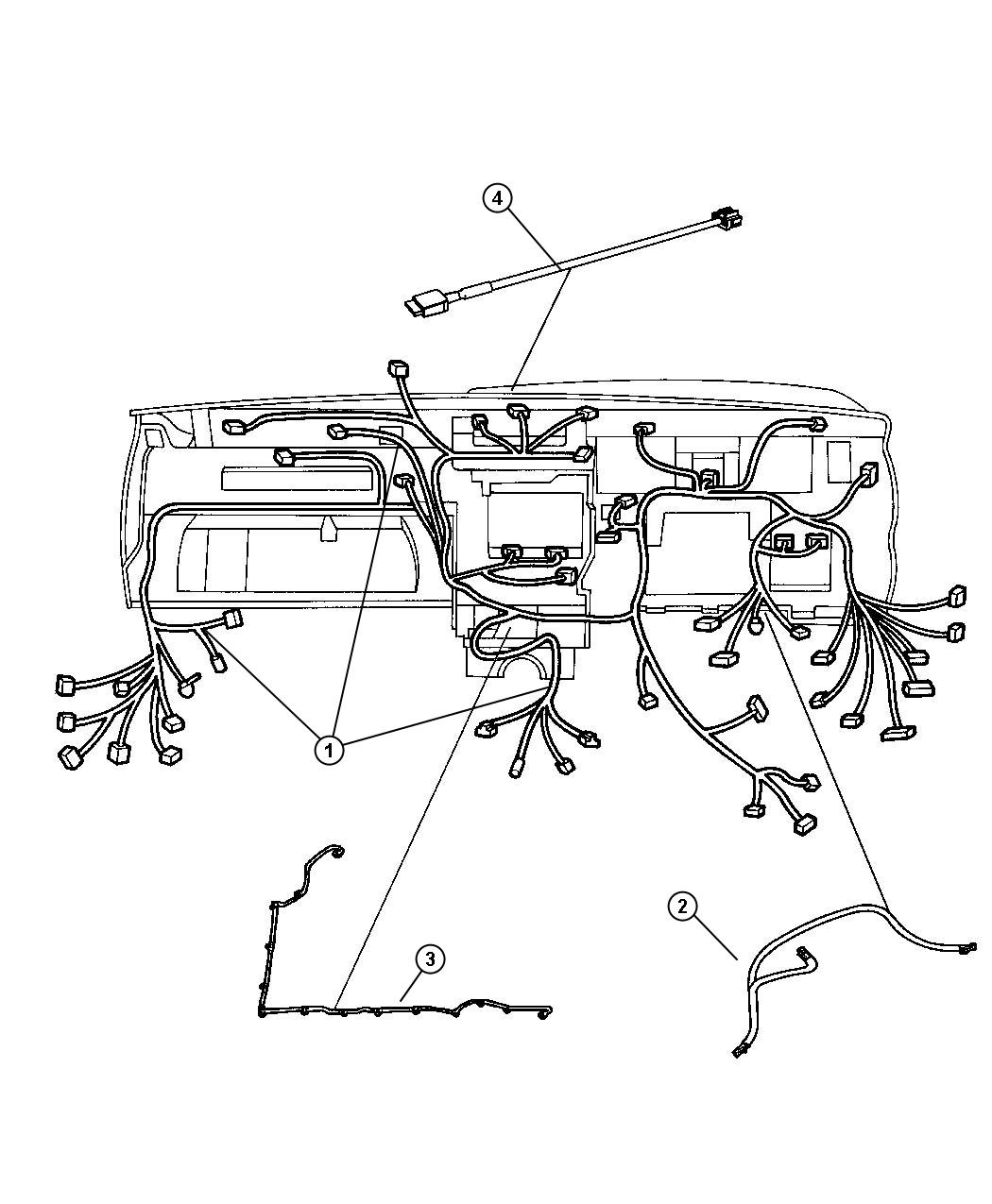 Wiring Instrument Panel. Diagram