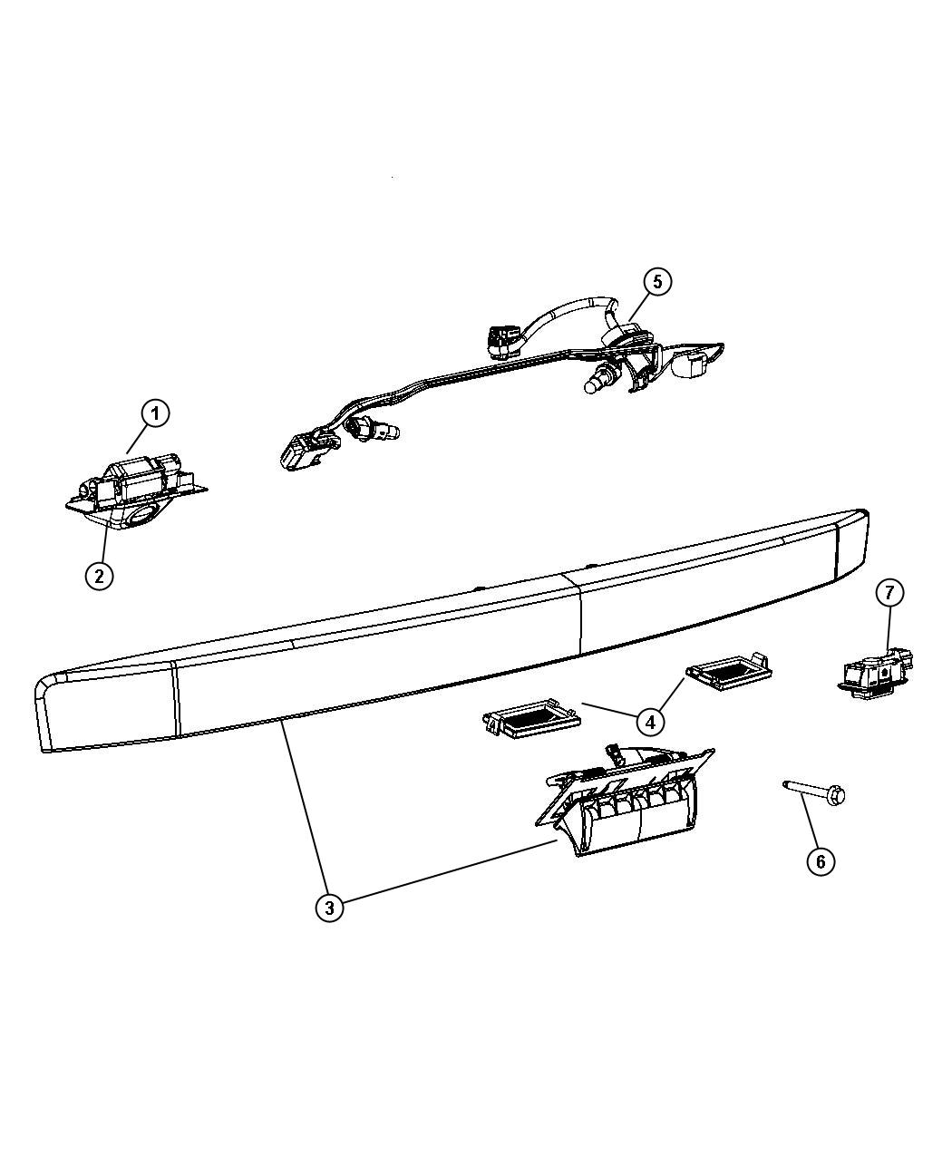 Rear View Camera System. Diagram