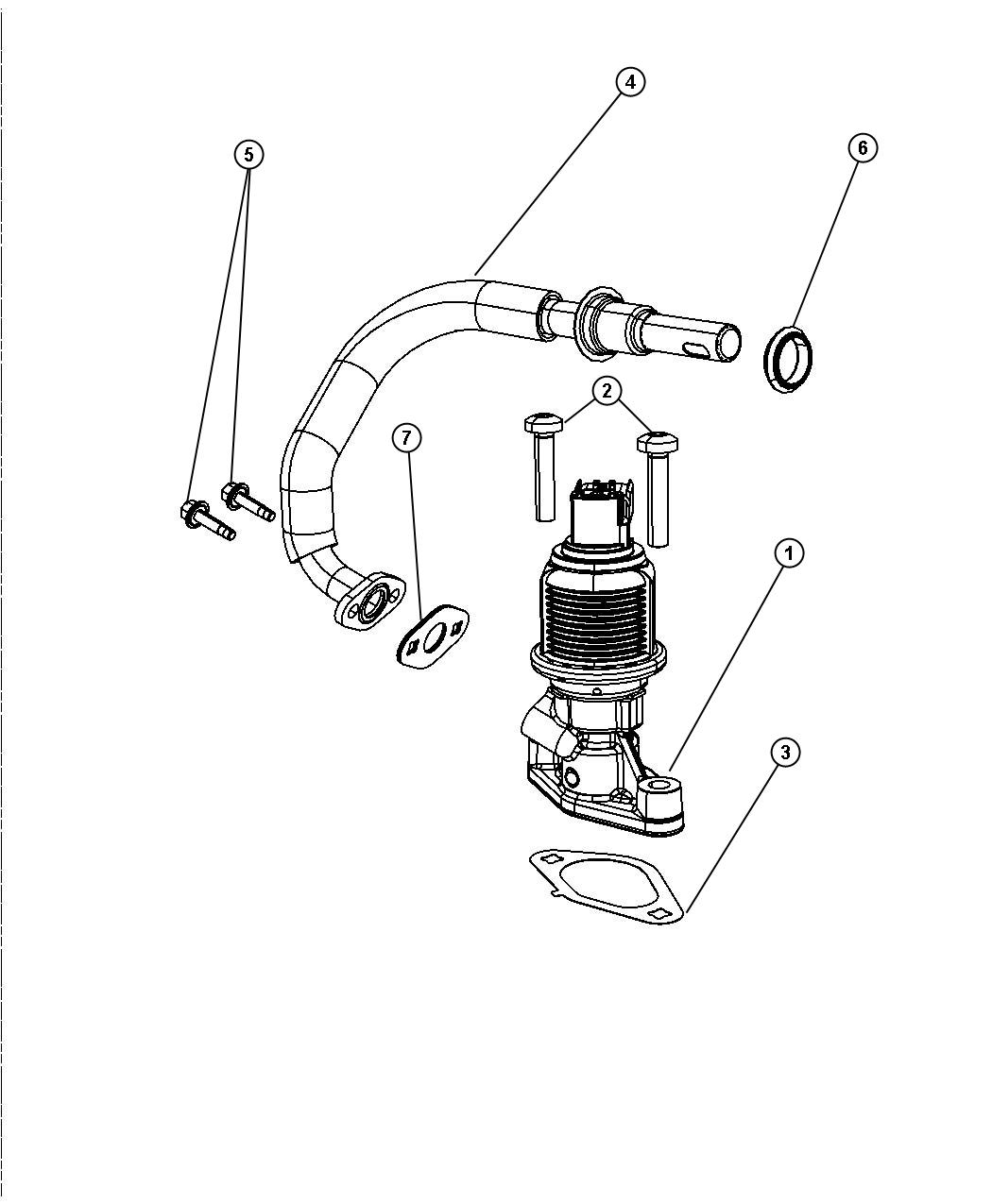 EGR Valve and Related Gas. Diagram