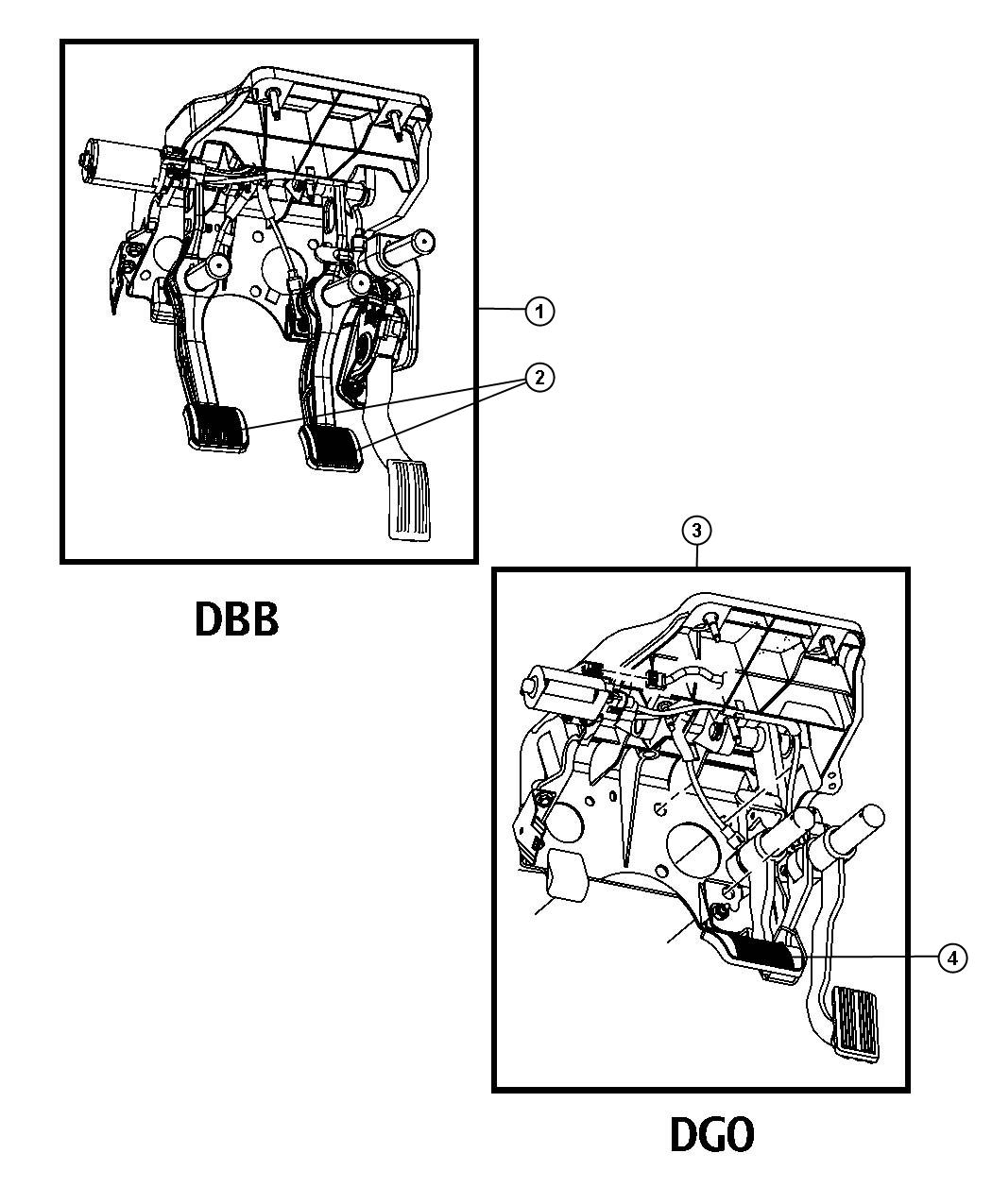 Diagram Pedal,Bracket,Power Adjustable. for your 1998 Dodge Ram 1500   