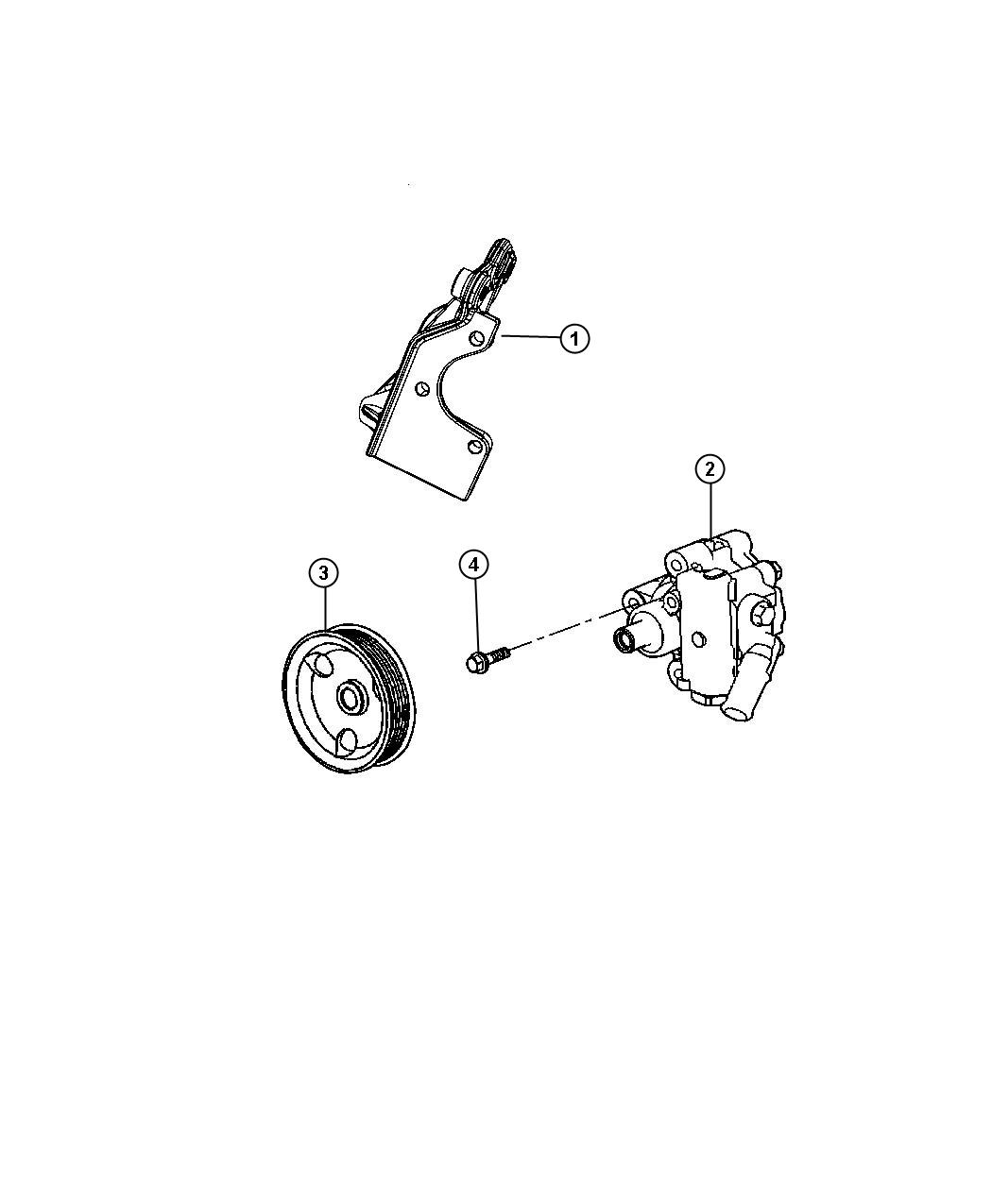 Diagram Steering Pump - All Engines. for your 2017 Chrysler 300   