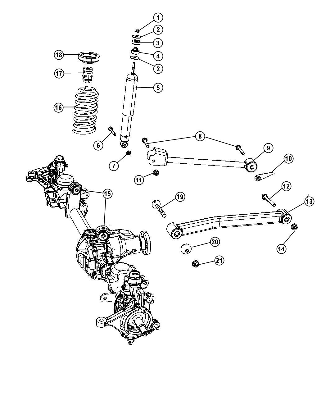 Diagram Suspension, Front, Springs,Shocks,Control Arms. for your 2024 Ram 5500   