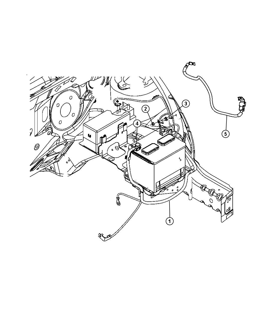 Diagram Battery Wiring. for your 2012 Chrysler 200   