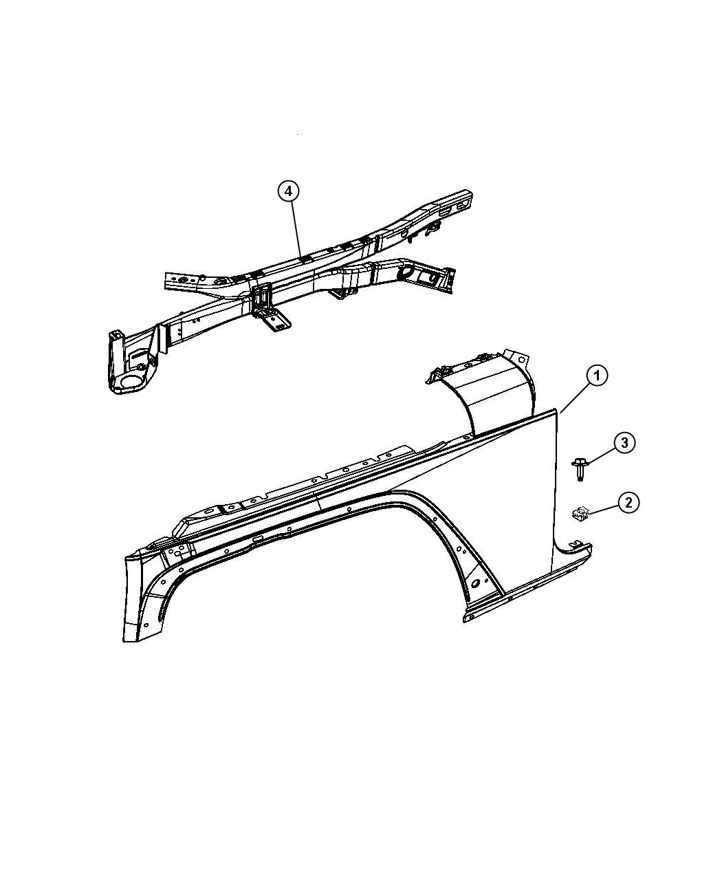 Front Fender. Diagram