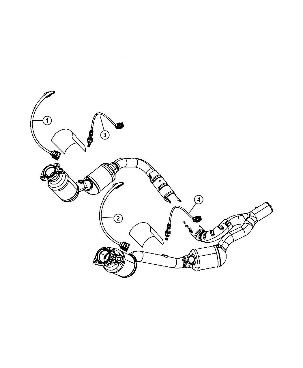 Diagram Sensors Oxygen. for your 1999 Chrysler 300  M 