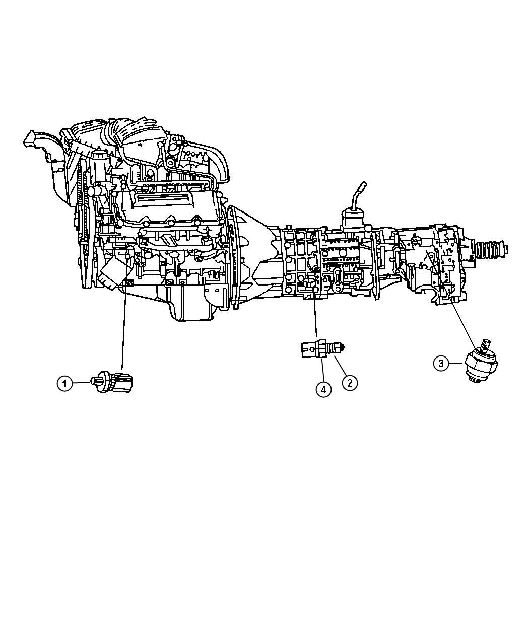 Diagram Switches - Drive Train. for your Jeep