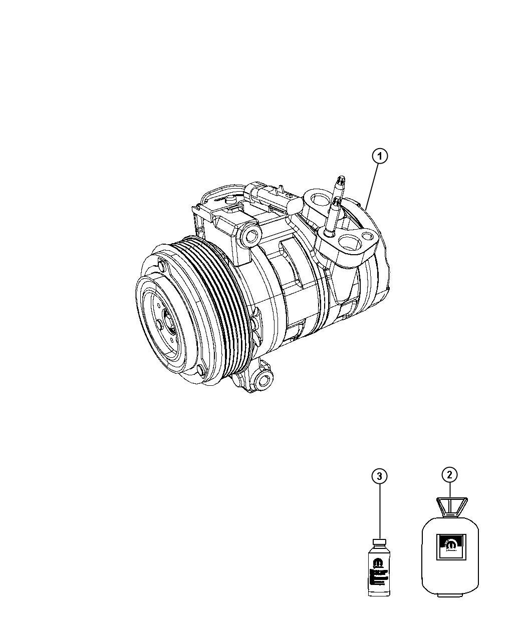 A/C Compressor. Diagram