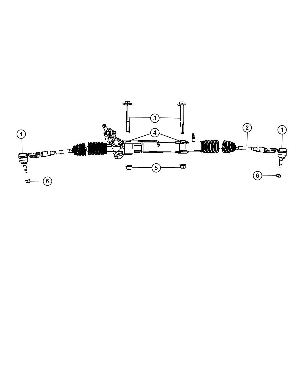 Diagram Steering Gear - Right Hand Drive. for your 2011 Dodge Grand Caravan   