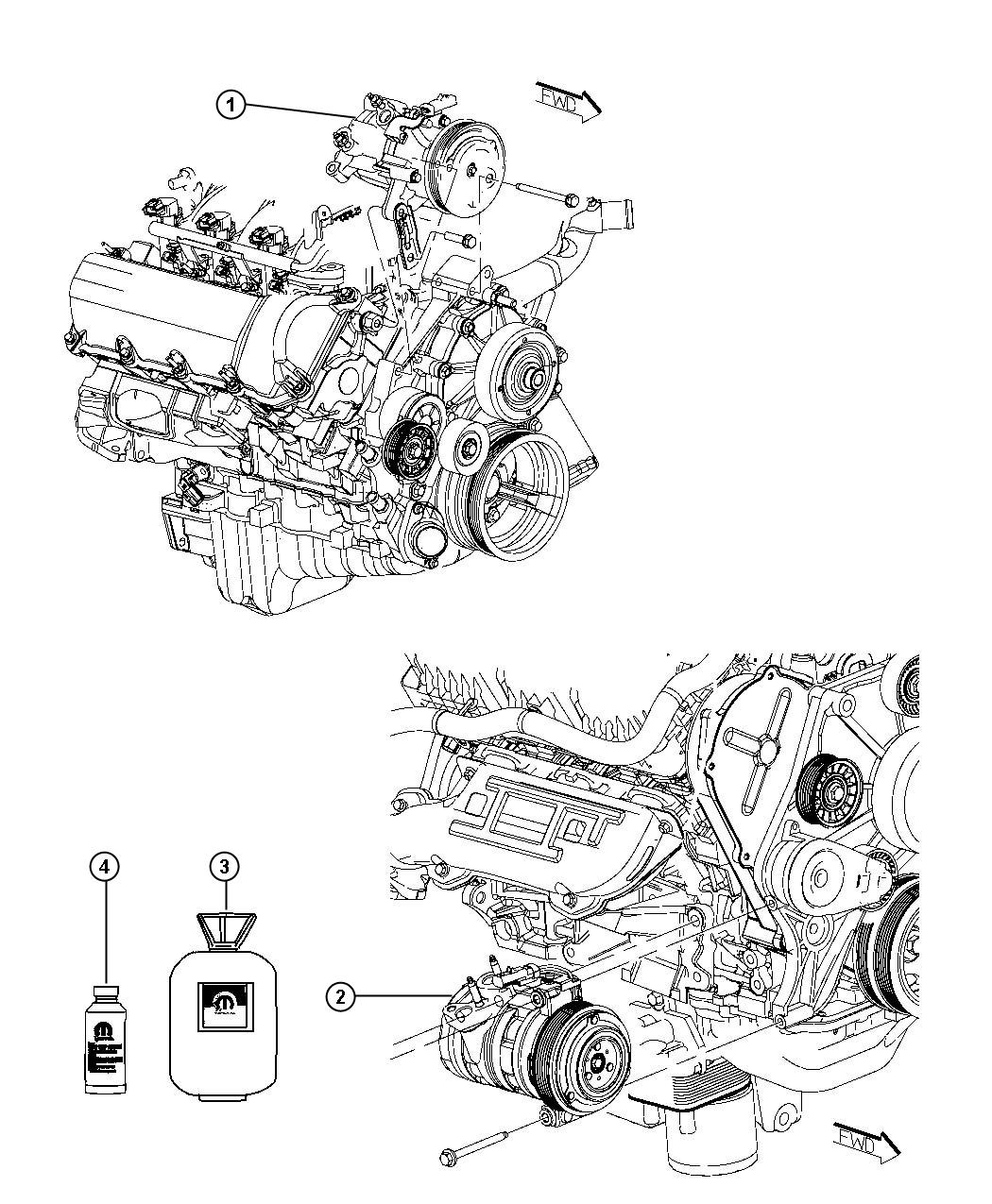 A/C Compressor. Diagram