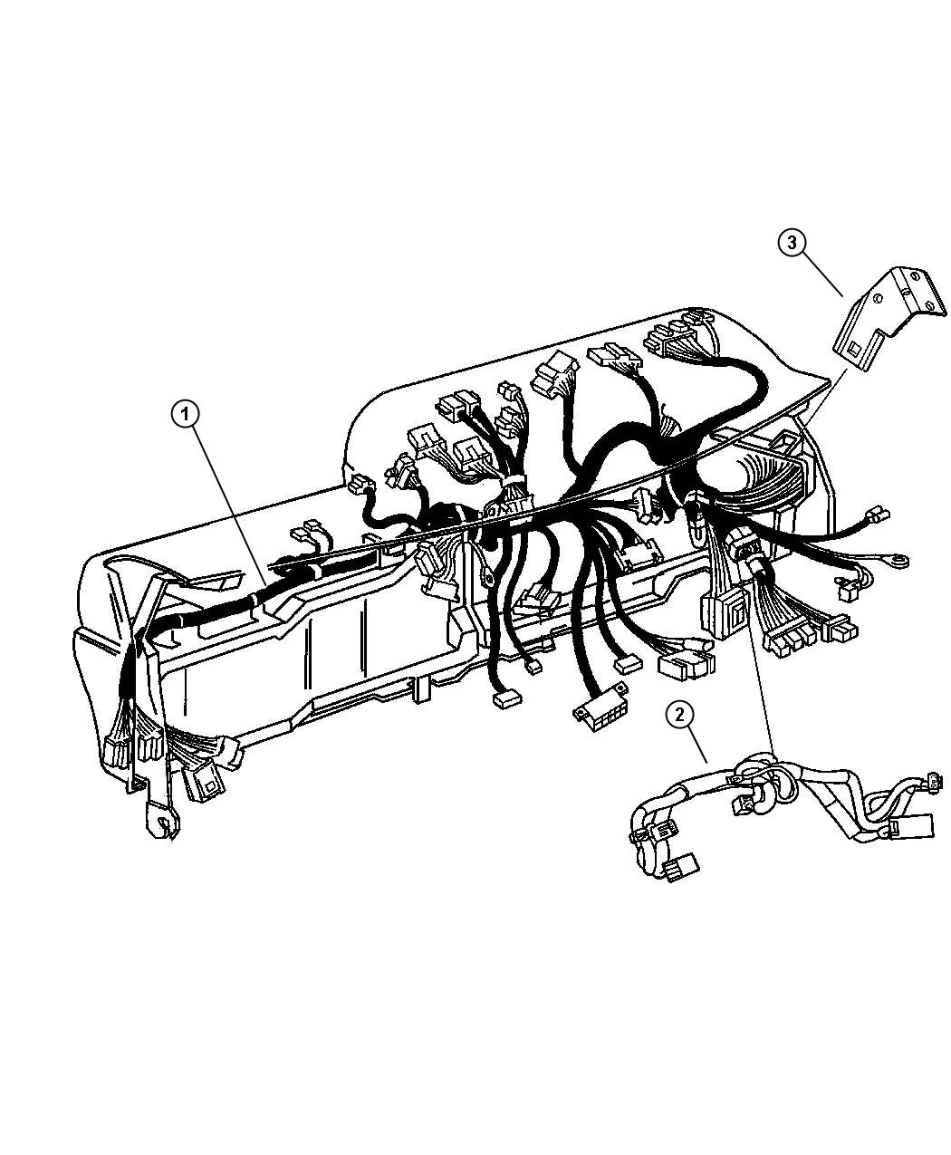 Diagram Wiring Instrument Panel. for your Chrysler Voyager  