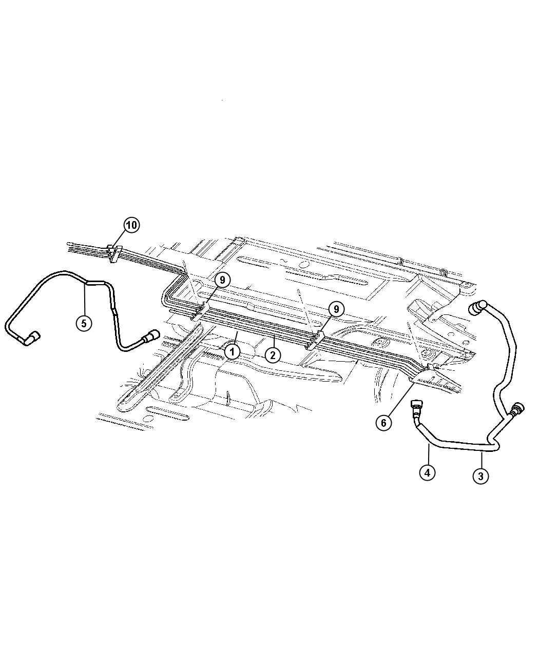 Diagram Fuel Lines and Related. for your Dodge Charger  