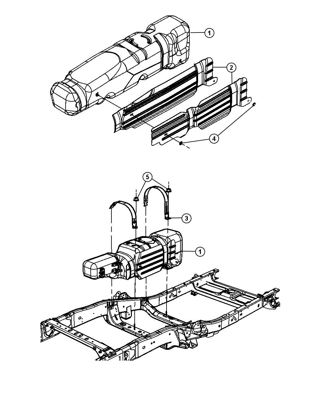 Diagram Fuel Tank and Related. for your 2003 Chrysler 300  M 