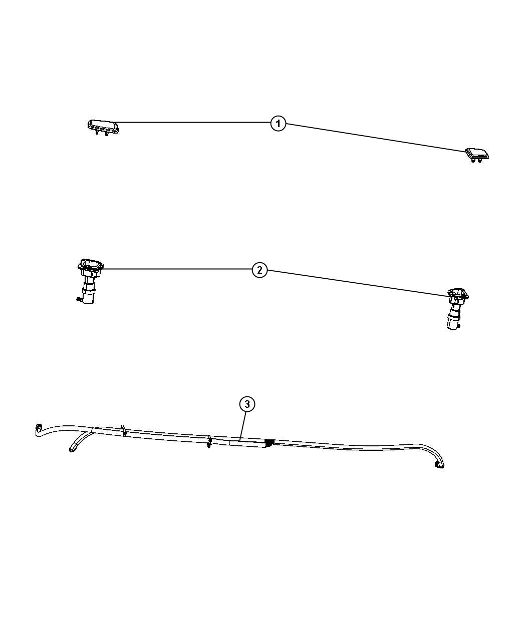 Diagram Headlamp Washer System. for your 2011 Chrysler Sebring Touring  