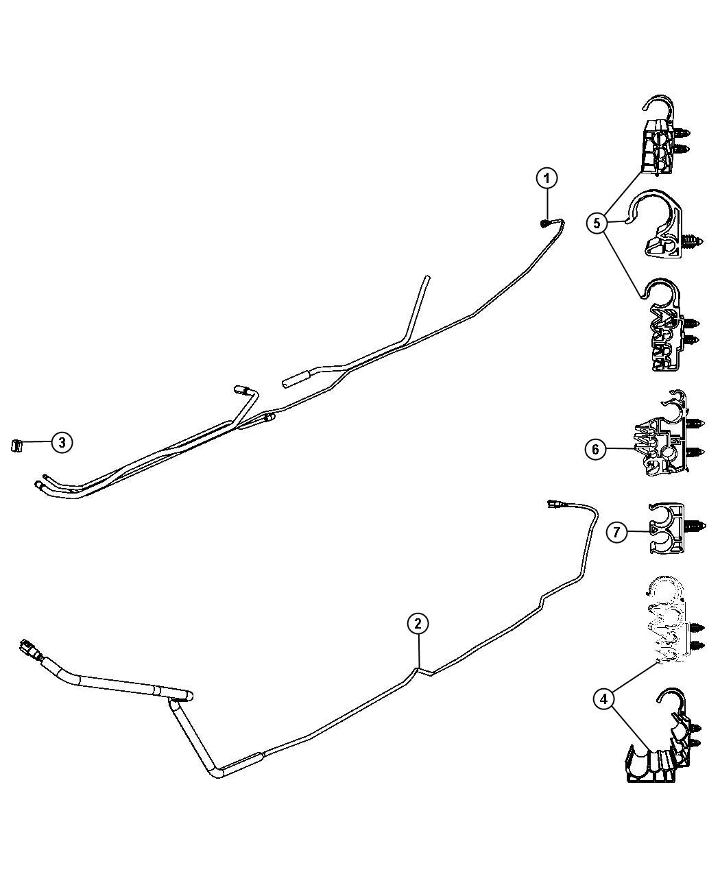 Fuel Line Chassis. Diagram