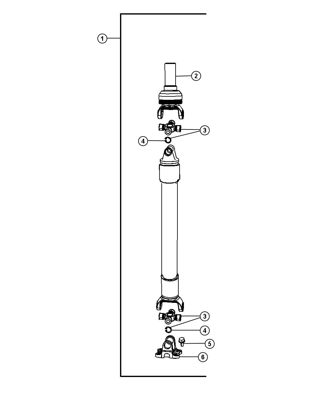 Shaft,Drive,Rear,1-Piece,DH 2,7. Diagram