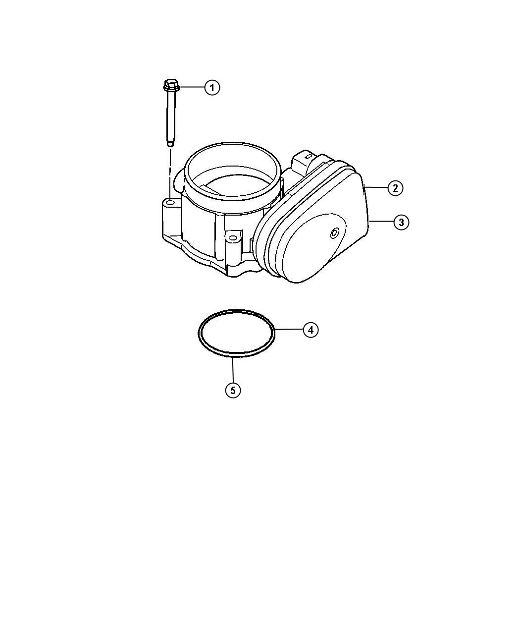 Diagram Throttle Body. for your Dodge Ram 1500  