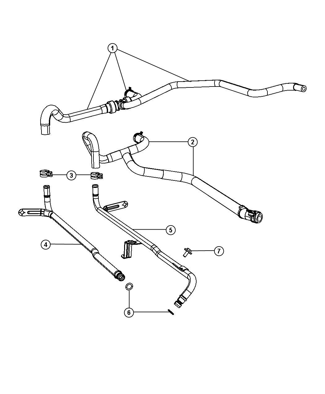 Diagram Heater Plumbing. for your 2019 Dodge Charger   