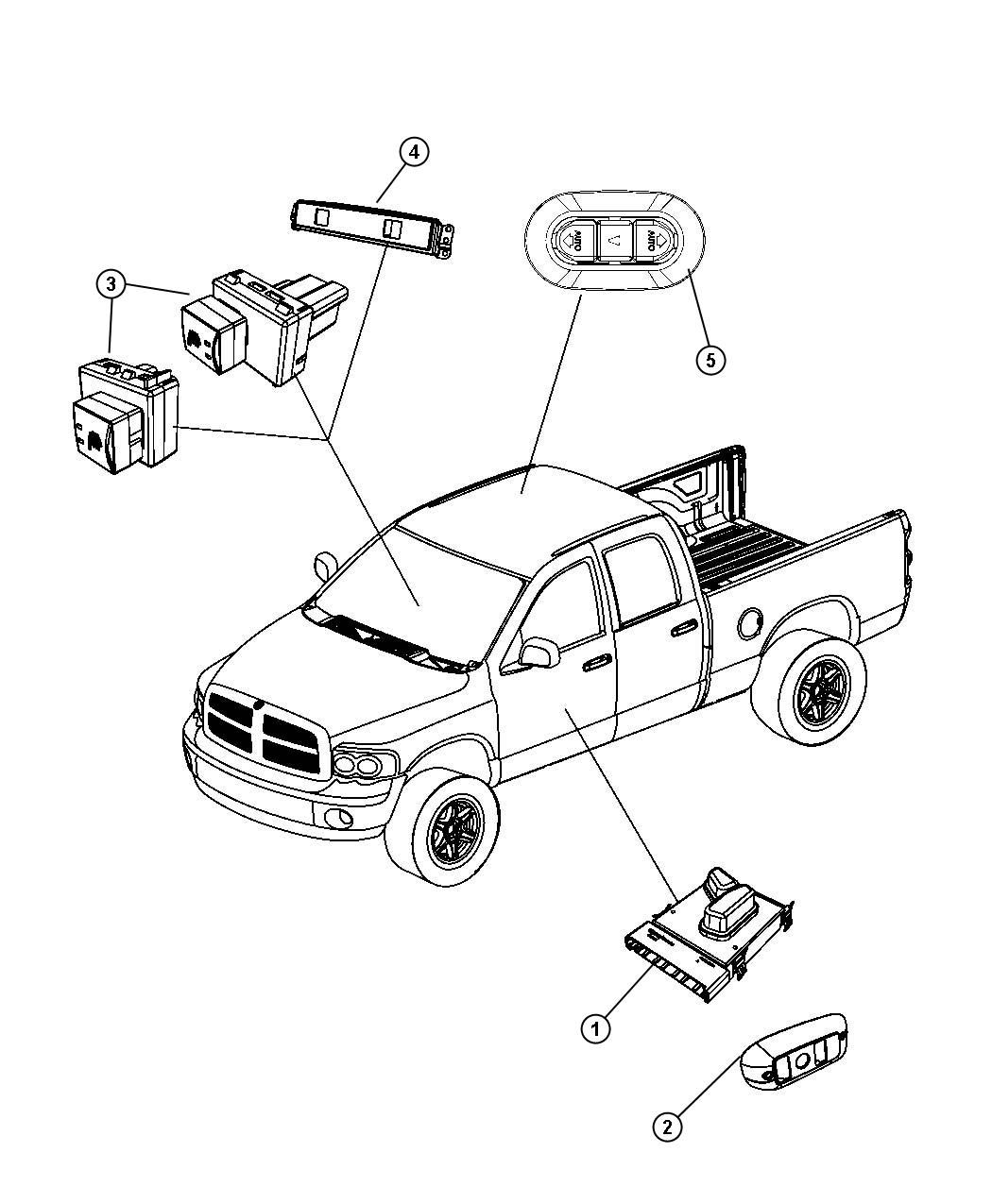 Diagram Switches Body. for your Dodge