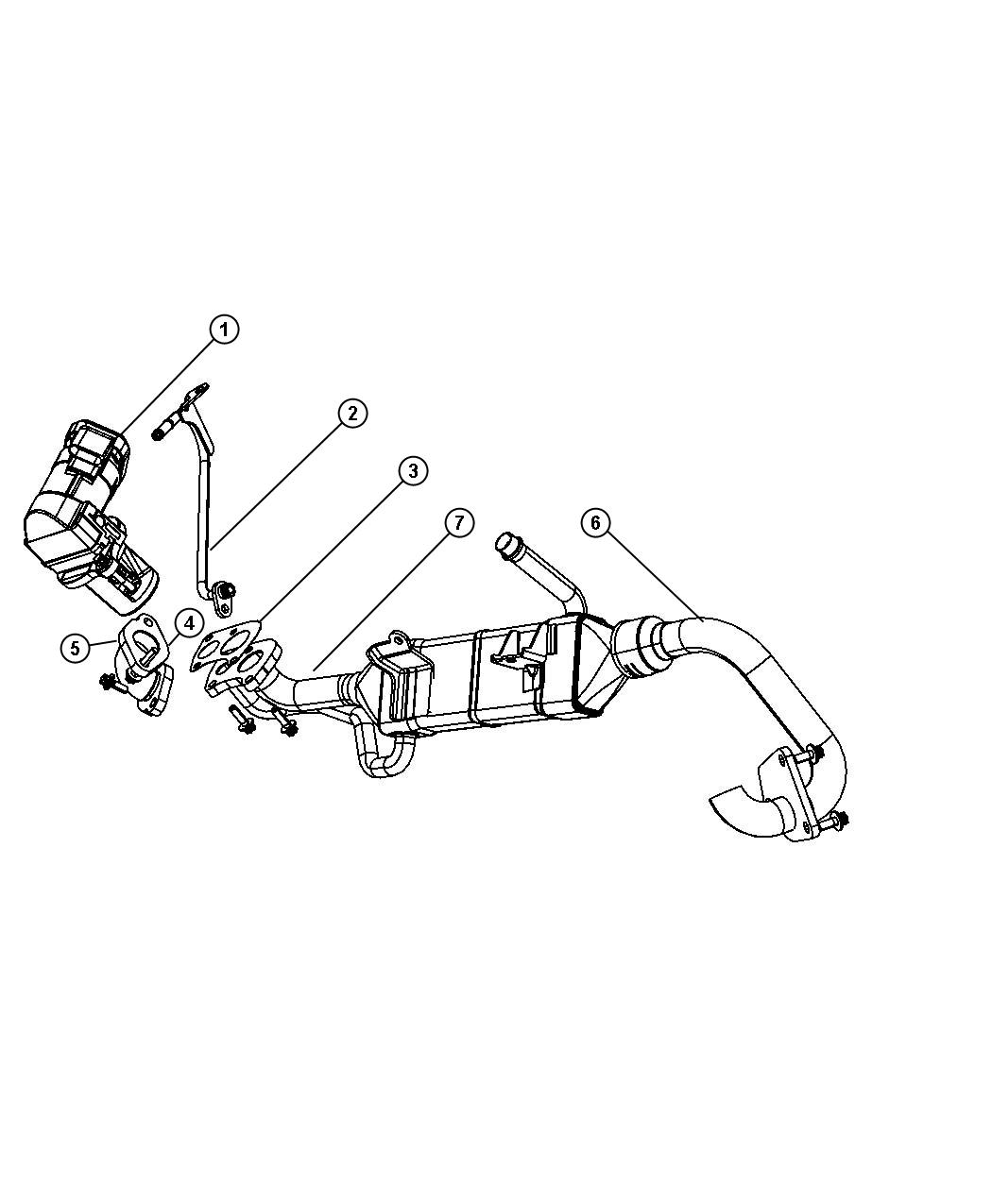 Diagram EGR Valve and Related Diesel. for your Jeep Grand Cherokee  