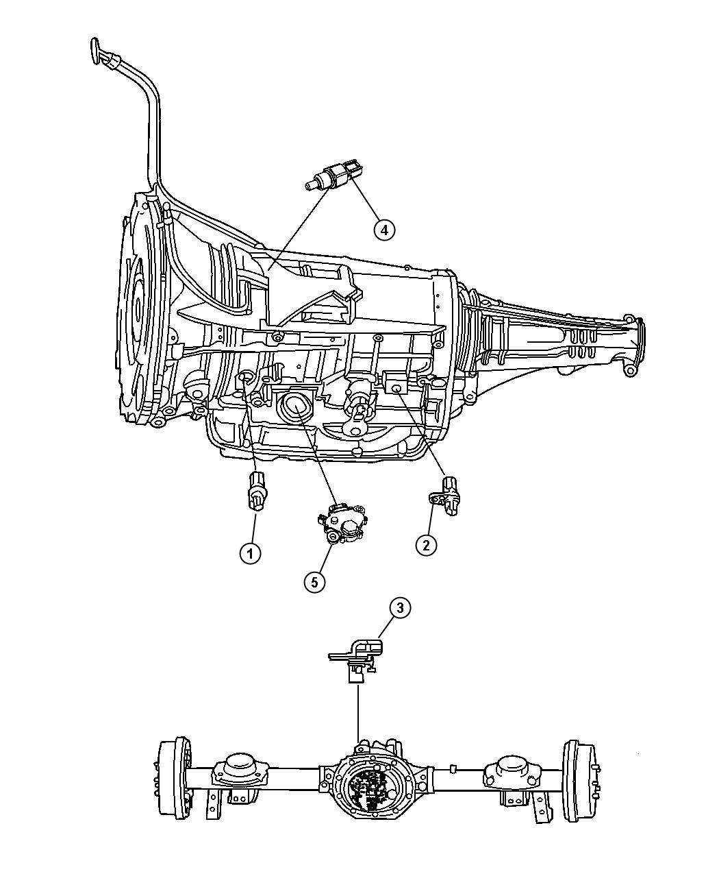 Diagram Sensors Powertrain. for your Dodge Ram 5500  