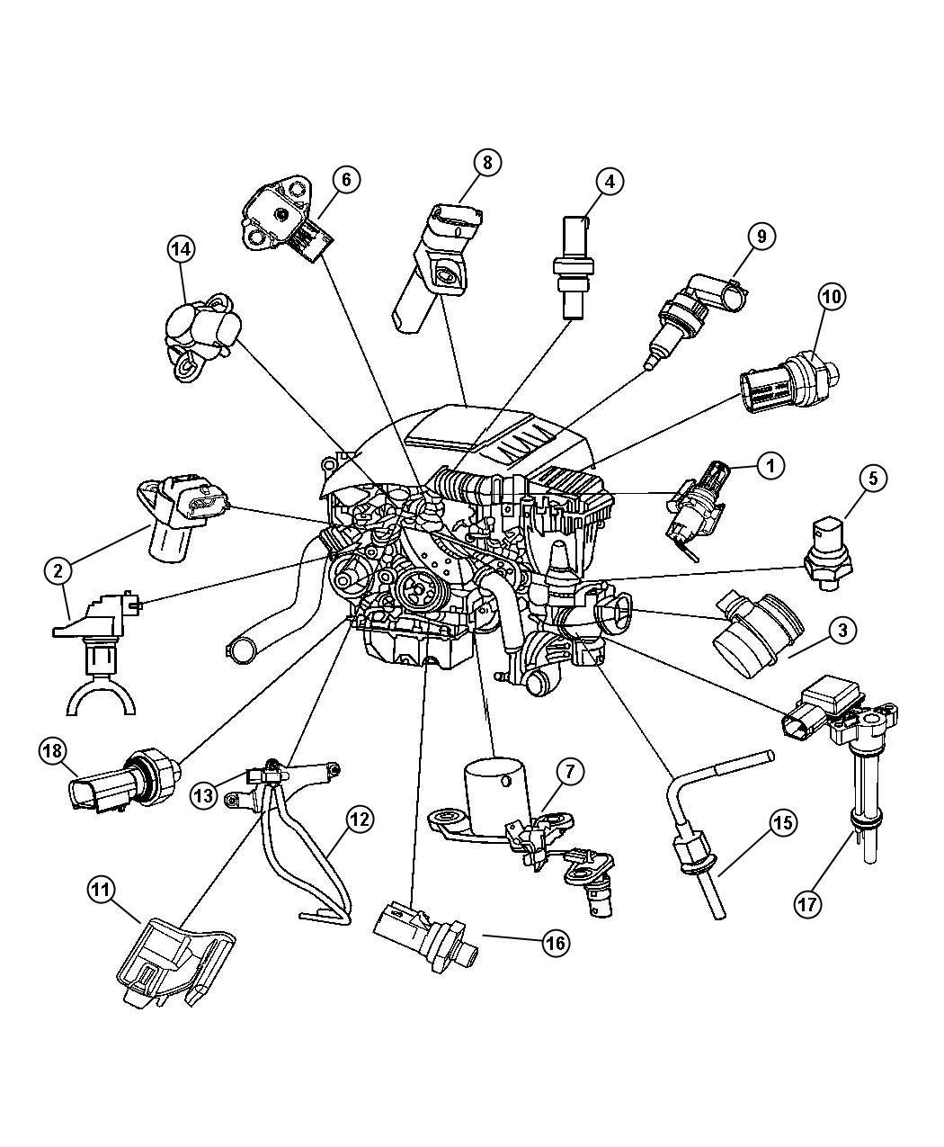 Sensors Engine. Diagram