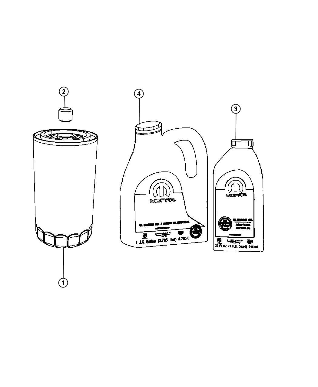 Diagram Engine Oil, Engine Oil Filter and Adapter 6.7L Diesel [6.7L Cummins Turbo Diesel Engine]. for your Dodge Ram 5500  