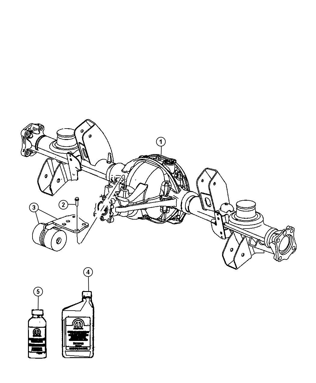 Axle Assembly. Diagram