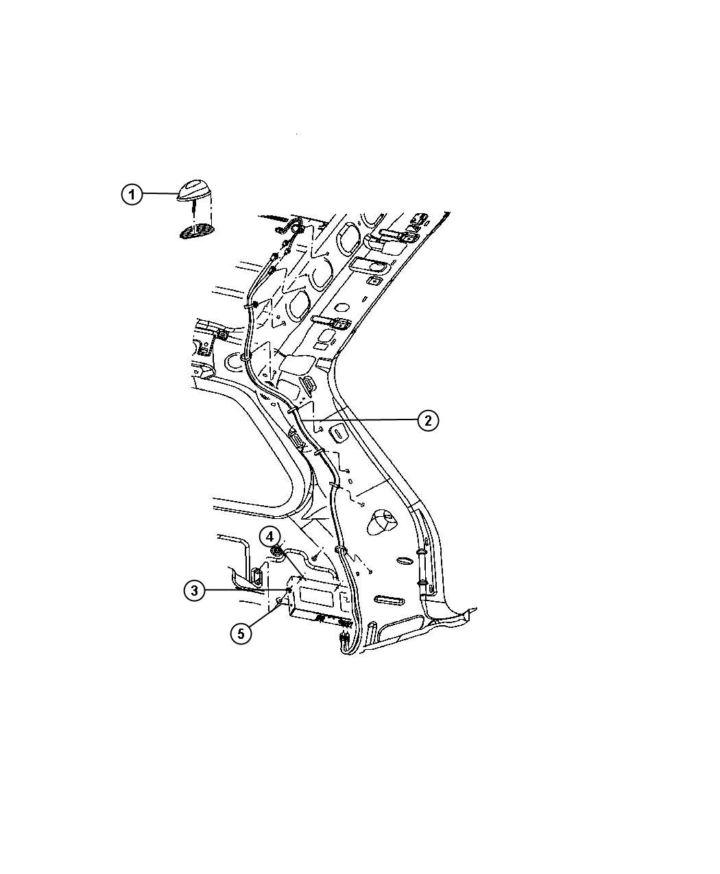 Diagram Satellite Radio System. for your Jeep Grand Cherokee  