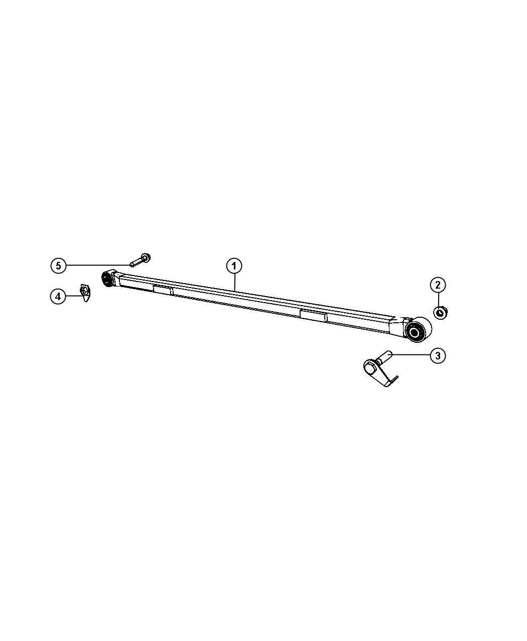 Full size assembly image of Track Bar,Rear. (1/1)