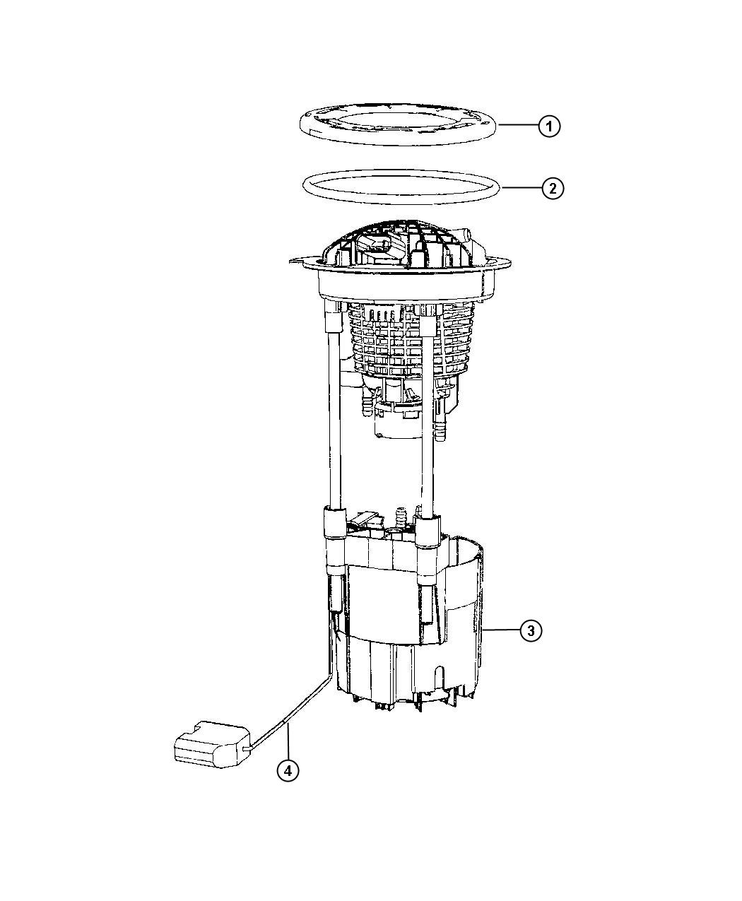 Diagram Fuel Pump Module. for your 1999 Chrysler 300  M 