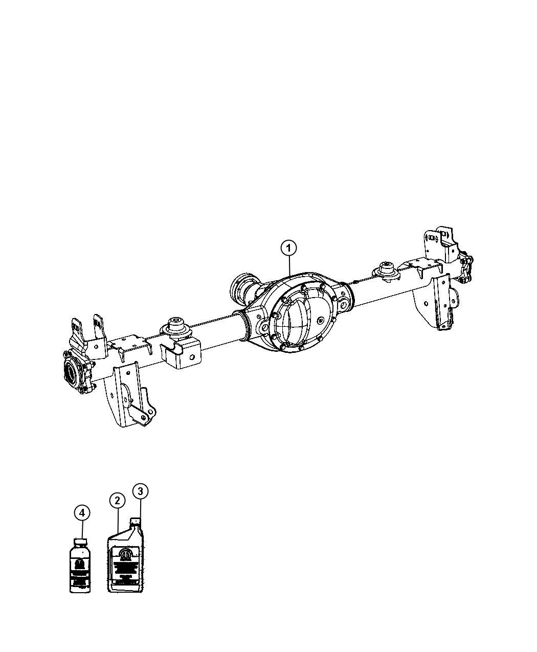 Diagram Axle Assembly. for your 2021 Jeep Grand Cherokee   