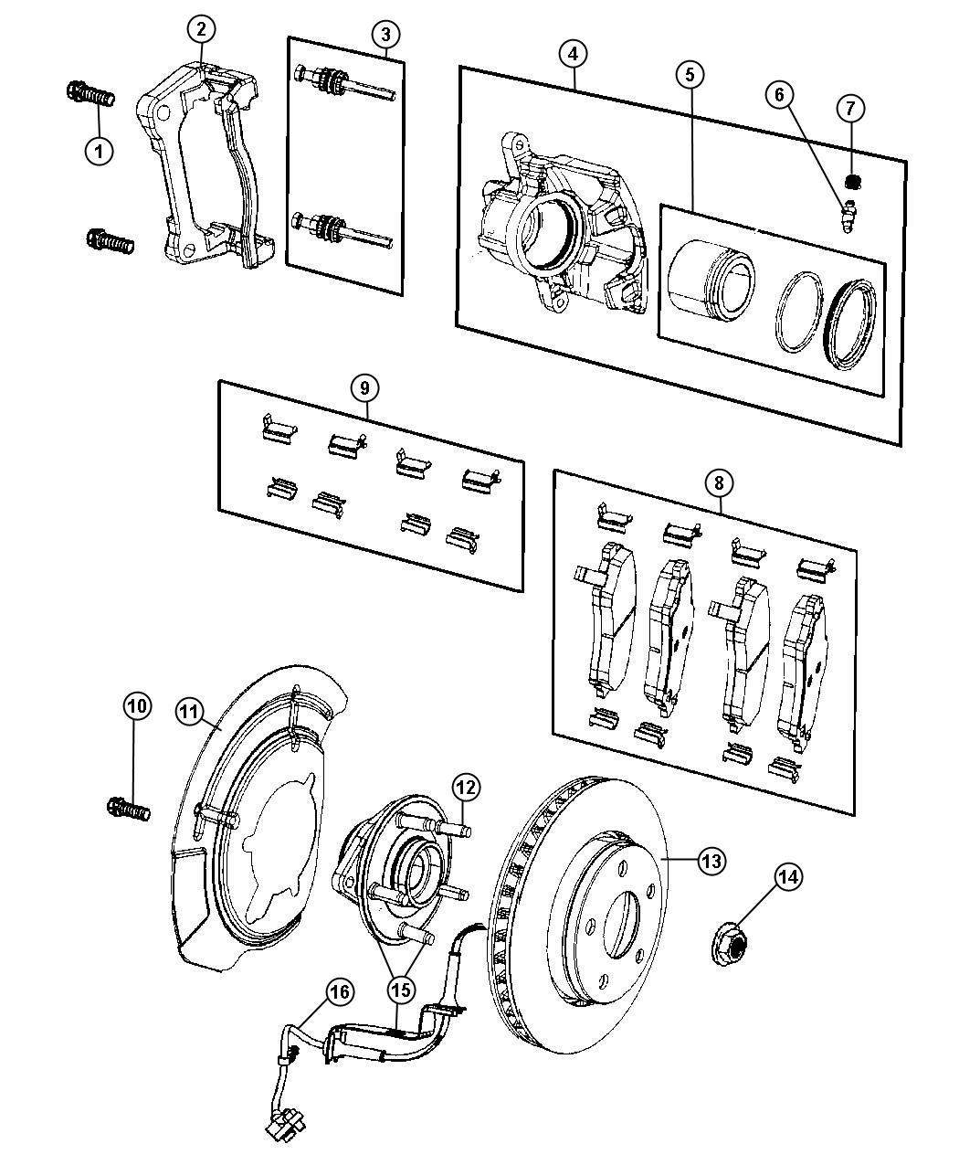 Brakes,Front. Diagram