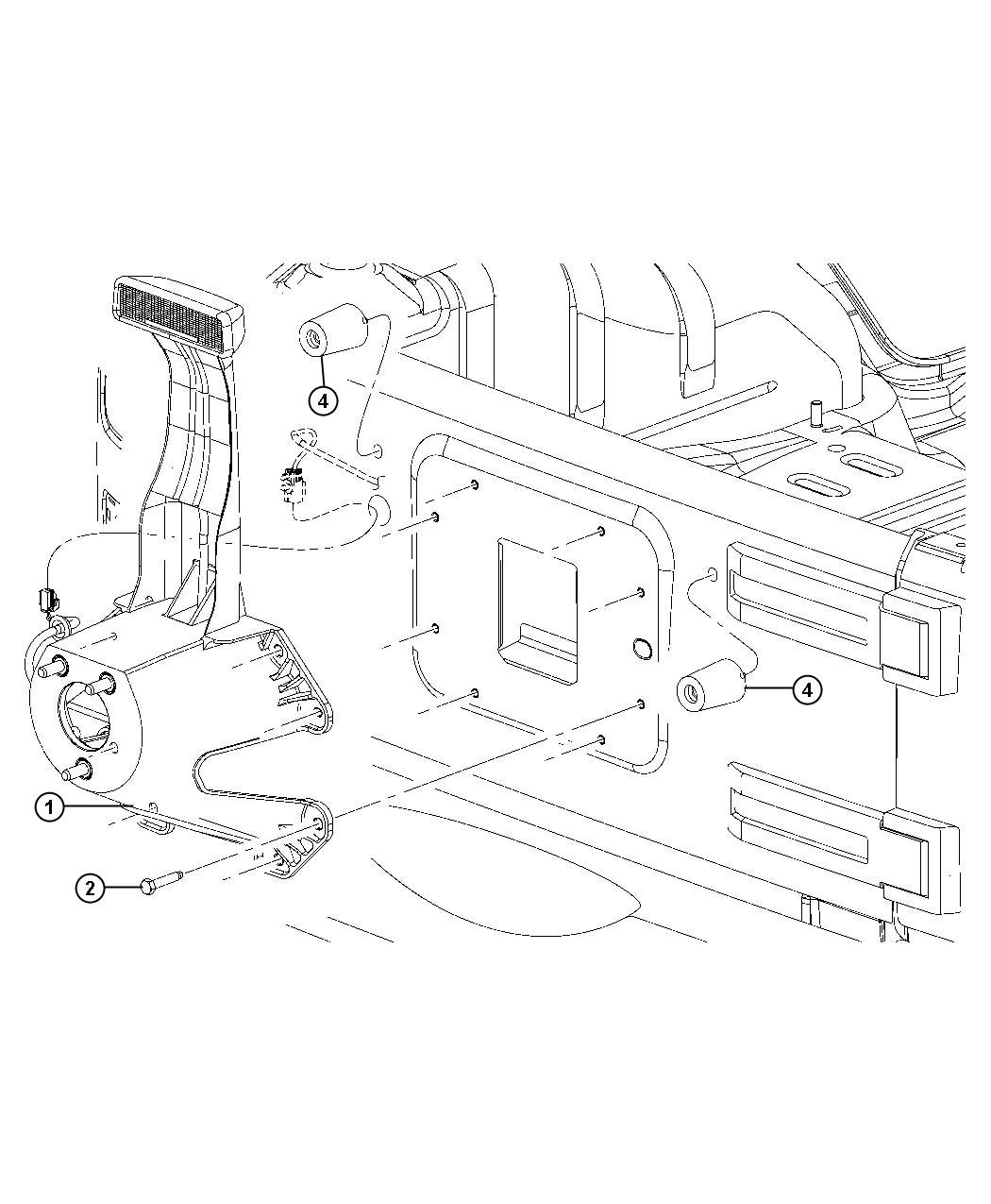 Diagram Wheel, Spare Tailgate Mounted. for your 2020 Jeep Wrangler   