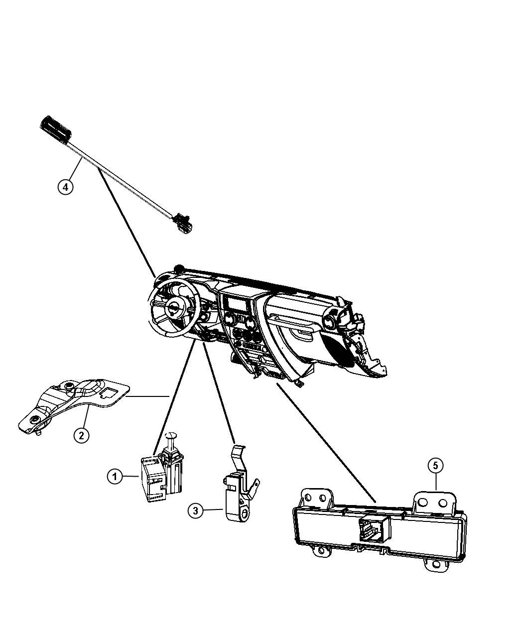 Diagram Switches - Instrument Panel. for your Jeep Wrangler  