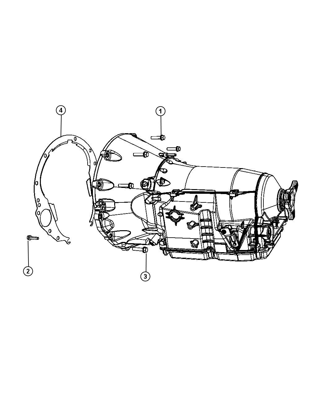 Diagram Mounting Bolts. for your Chrysler