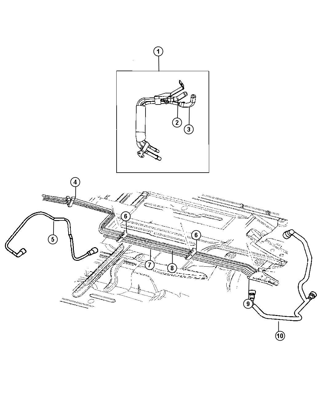 Diagram Fuel Lines. for your 2008 Chrysler 300   
