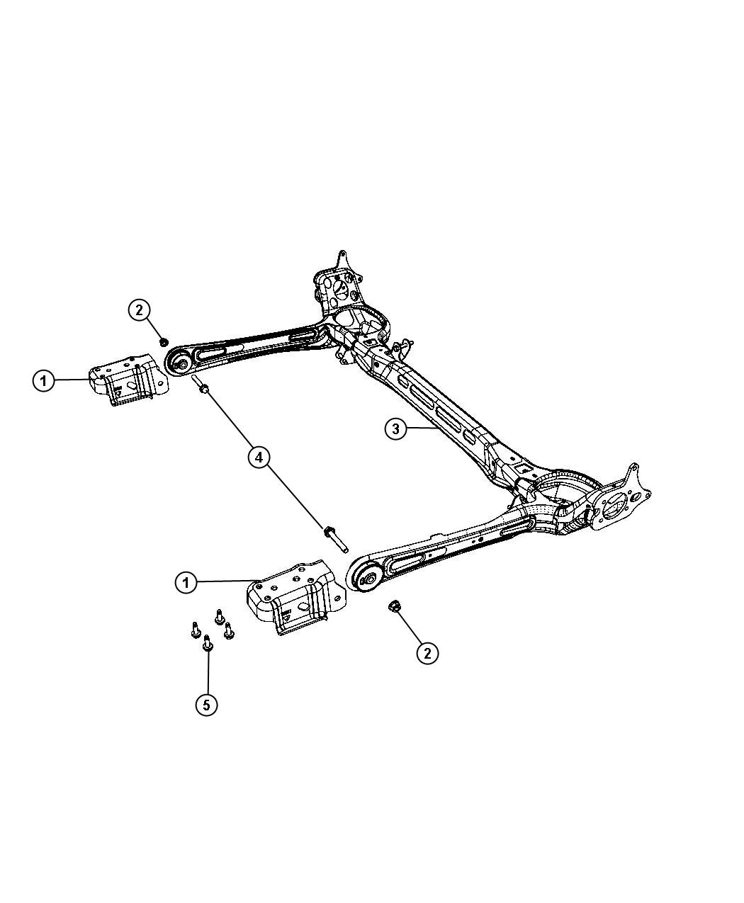 Diagram Axle Assembly. for your 1997 Dodge Dakota   