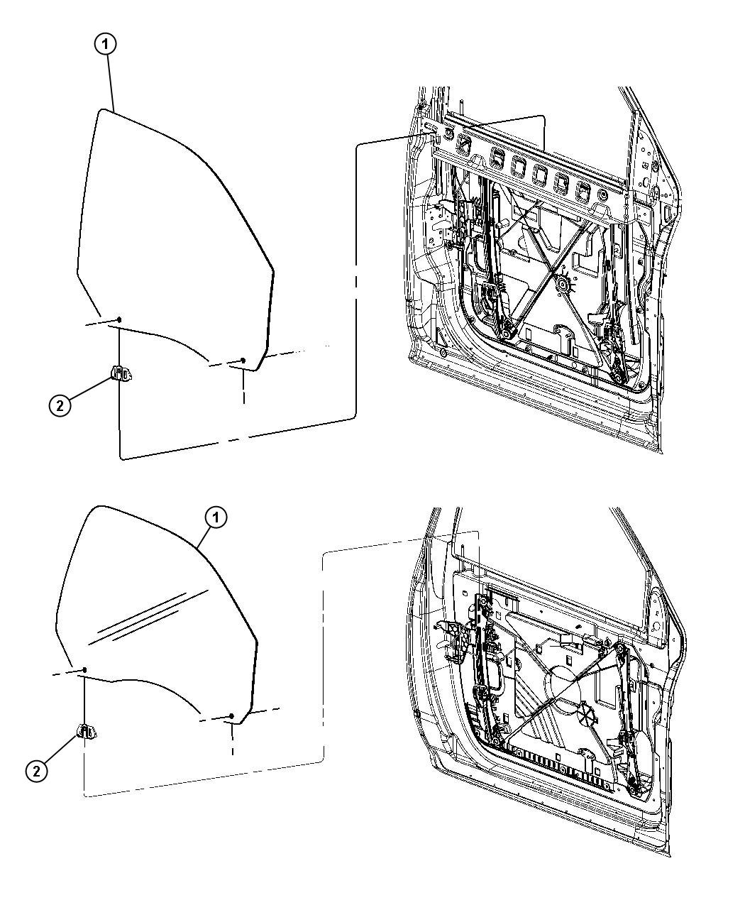 Diagram Front Door. for your Chrysler 300  M