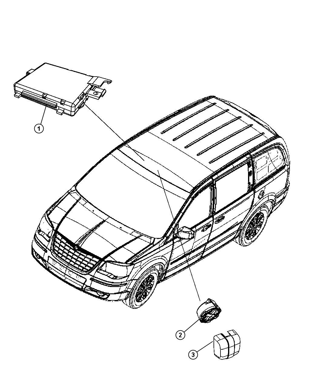 Diagram Modules Overhead. for your Dodge Grand Caravan  