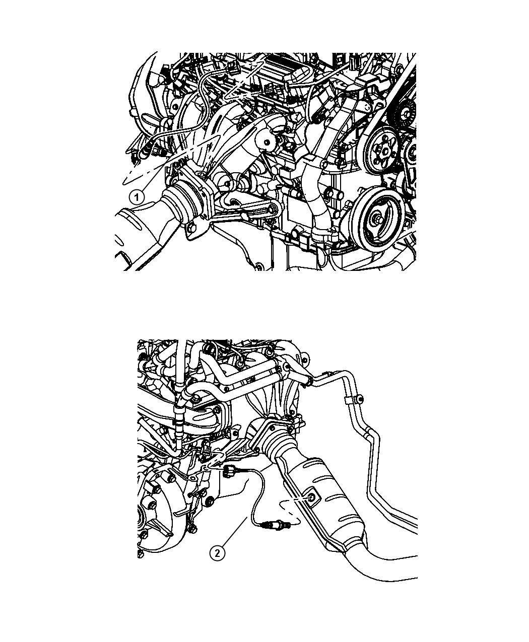 Diagram Sensors Oxygen Gas. for your 1999 Chrysler 300 M  