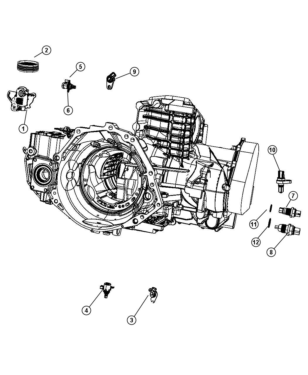 Sensors Drivetrain. Diagram