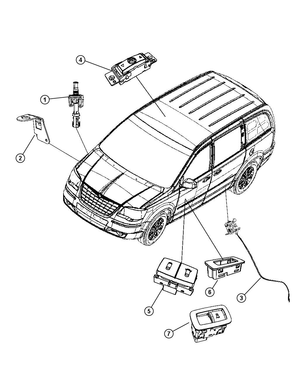 Diagram Switches Body. for your Chrysler