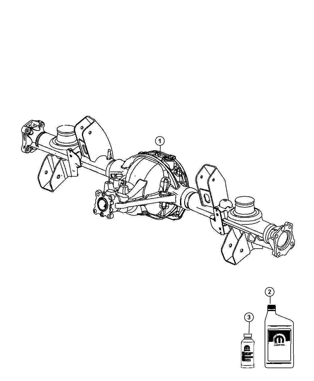 Axle Assembly. Diagram