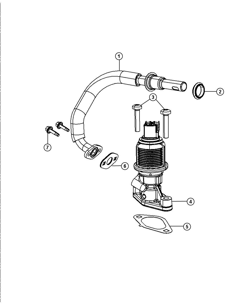 Diagram EGR Valve. for your Jeep