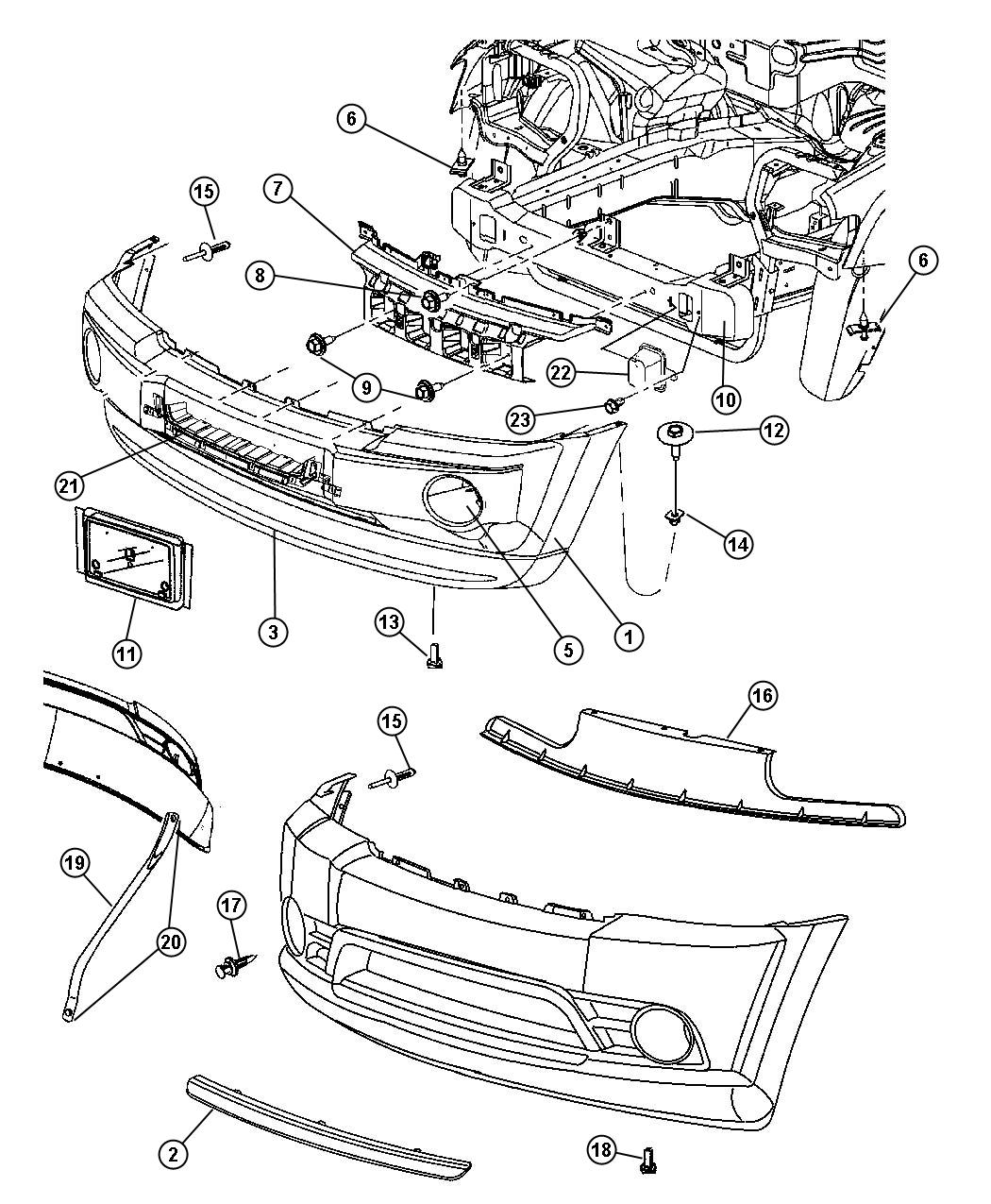 Front Fascia. Diagram