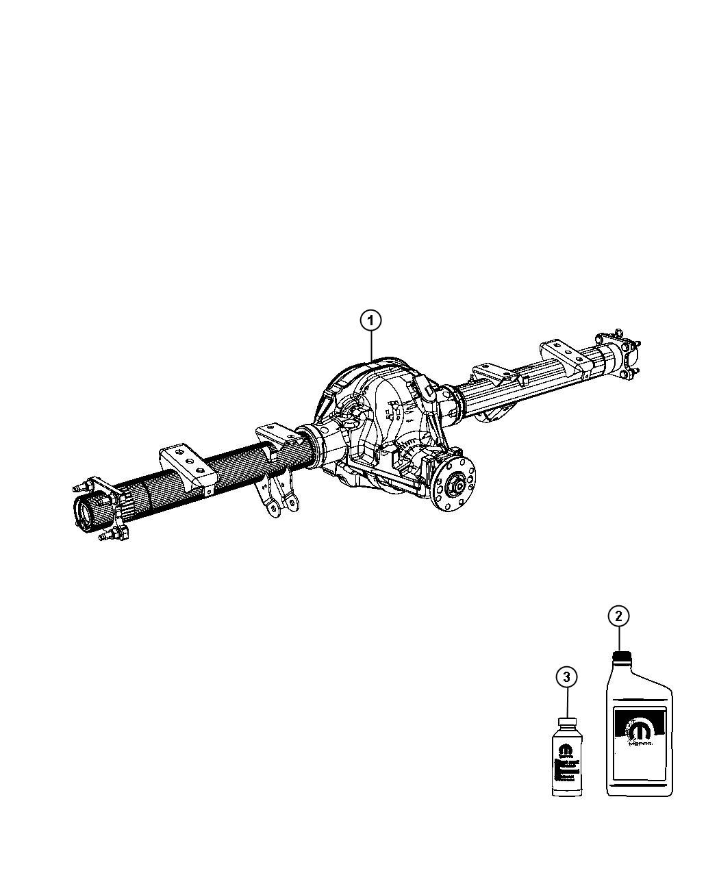 Diagram Axle Assembly. for your Dodge